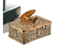 Generico Carillon Meccanico - Che Canta Automaticamente con Mantice | Decorazione per Scrivania con Rilievo 3D in Goffratura | Soprammobile per Soggiorno Camera da Letto Scaffale o Libreria