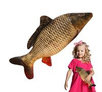 Generico Carp Stuffed Animal Fish Soft Decorative Throw Pillow Carp for