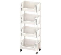 Generico Carrello con rotelle per bambini - Carrello portaoggetti con rotelle di grande capacità per bambini | multifunzionale per snack, cancelleria per la casa, soggiorno, camera da