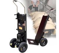 Generico Carrello Montascale Elettrico da 1500 W con capacità di Carico di 400 kg Sali e Scendi Le Scale Senza Sforzo Facile da Usare e Portatile Batteria Rimovibile da 48 V/18 Ah
