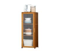 Generico Carrello Portaoggetti Sottile, Carrello A Spazio Stretto Con Anta Armadio Trasparente, Armadio Organizer, For Lavanderia, Posti Stretti, Bagno, Piccolo Angolo(Color 2,3 tiers)