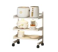 Generico Carrello Portaoggetti Sottile E Scorrevole, Armadietto Organizer Da Bagno, Carrello A Spazio Stretto, Altezza Del Ripiano Regolabile, For Piccoli Angoli Stretti(Color 1,43x28x80cm)