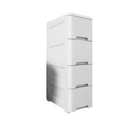 Generico Carrello Portaoggetti Sottile In Plastica, Carrello Portaspezie A 3/4/5 Livelli, Ripiano Con Spazio Vuoto Con Cassetto Estraibile, Tra Lavatrice E Asciugatrice(25x38x68cm)