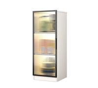 Generico Carrello Portaoggetti Sottile, Scaffale Portaoggetti A Spazio Stretto, Armadietto Organizer Con Anta Trasparente, For Luoghi Stretti Del Bagno Della Lavanderia(Color 1,30x32x101cm)