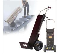 Generico Carrello Saliscale Elettrico Carrello a Mano per Risparmiare Lavoro su e Giù per Le Scale con Carico Carrello Facile da Usare con Motore Brushless Silenzioso,A
