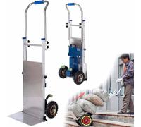 Generico Carrello Saliscale Elettrico Portatile Carrello a Mano per Risparmiare Lavoro su e Giù per Le Scale con Carico 220 kg Carrello Facile da Usare con Motore Brushless Silenzioso,07