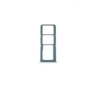 Generico Carrello Vassoio alloggio tray Compatibile con Oppo A18 4G CPH2591 / A38 4G CPH2579 porta scheda nano Sim1 + SIM 2 + SLOT SLITTA Alloggio Memoria Micro Sd CARD (Bianco)