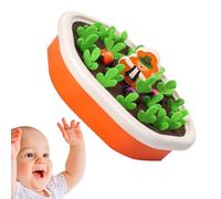 Generico Carrot Pulling Toy, Color Memory Sorting Radish Planting Game, Carrot Memory Game Toy, For Preschool Learning, Fine Motor Skills, Educational Gift