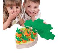 Generico Carrot Toy for Kids, Wooden Educational Fine Motor Toy for Toddler, Novelty Shape Sorter, Fun & Interactive, Promotes Skill Development, 12.2x5.31 Inches, Multicolor