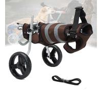 Generico Carrozzina for cani con supporto for zampe posteriori adatta a cani di piccola/media taglia, ausili for la mobilità degli arti posteriori degli animali domestici, carrelli for cani regolabili