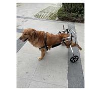 Generico Carrozzina per Cani Regolabile per Zampe Posteriori - Carrello XXL per Cani di Taglia Media e Grande - Ausilio per la Mobilità di Cani disabili per Camminare e supportare