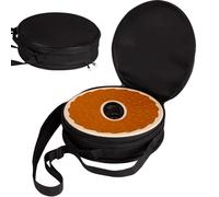 Genérico Carry Bag Foldable Stool - Sturdy Stylish Round Organizer Handle Zipper, Portable, Photography Fishing Hiking, Camping BBQ Garden Beach Yard | Multipurpose Outdoor Indoor Utility