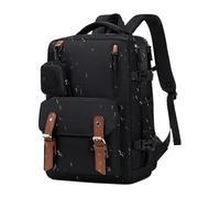 Generico Carry on Backpack, Expandable Laptop Bookbag, Water Resistant Sturdy Material & Usb Charging Port, Extra Large Storage Capacity for School Work College Travel Commute Hiking