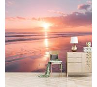 Generico carta da parati 3d 250x370cm Cielo Rosa carta da parati per cucina Pannelli su tela effetto olio, unione continua e invisibile, perfetti per camera da letto moderna EB24-4406