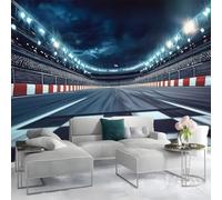 Generico Carta da Parati Adesiva Moderno 500 x 280 cm (W x H) Carta da Parati Autoadesiva Muro Stadio Ippodromo Pattern per Soggiorno Camera da Letto Cucina Pellicola Mobili Adesiva