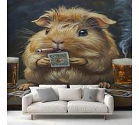 Generico Carta da Parati Animales Lindos, Fotomurale Animales Abstractos per Camera da Letto Decorazioni Parete, Carta Parati Effetto Decorativi Wallpaper, 200 x 140 cm D&O110