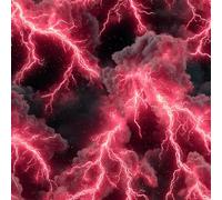 Generico Carta da Parati Autoadesiva Fulmine Rosa Decorativo Sfondo 44x600 cm Nuvole Cielo Carta da Parete Adesivo Vinile Tessuti non tessuti Soggiorno Camera Da Letto Bagno