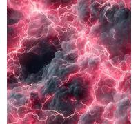 Generico Carta da Parati Autoadesiva Fulmine Rosa Vintage Decorativo Sfondo 44x500 cm Nuvole Cielo Opaco Sticker per Carta da Parete Adesivo Soggiorno Camera Da Letto Bagno