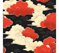 Generico Carta da Parati Autoadesiva Nuvole Cielo Decorativo Sfondo 44x1000 cm Dipinto Vintage Carta da Parete Adesivo Vinile Tessuti non tessuti Soggiorno Camera Da Letto Bagno