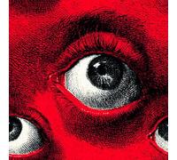 Generico Carta da Parati Autoadesiva Occhi Astratti Decorativo Sfondo 44x500 cm Retro Fiori Carta da Parete Adesivo Vinile Tessuti non tessuti Soggiorno Camera Da Letto Bagno