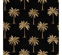 Generico Carta da Parati Autoadesiva Palme Cartone Animato Decorativo Sfondo 44x300 cm Retro Fiori Carta da Parete Adesivo Vinile Tessuti non tessuti Soggiorno Camera Da Letto Bagno