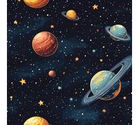 Generico Carta da Parati Autoadesiva Spazio 30×300CM Cielo Stellato Spaziale Da Sogno Carta da Parete Vintage Pellicola Decorativa per Mobili in PVC Vinile Soggiorno Camera Adesiva da Parete