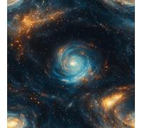 Generico Carta da Parati Autoadesiva Universo Cielo Stellato Decorativo Sfondo 44x200 cm Via Lattea Galassia Carta da Parete Adesivo Vinile Tessuti non tessuti Soggiorno Camera Da Letto Bagno A-70