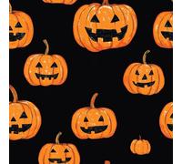 Generico Carta da Parati Autoadesiva Zucca Di Halloween Decorativo Sfondo 44x200 cm Retrò E Carino Carta da Parete Adesivo Vinile Tessuti non tessuti Soggiorno Camera Da Letto Bagno