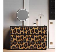 Generico Carta da Parati Autoadesivo Respiro Selvaggio Impermeabile Con Supporto Adesivo Pelle Stampa Leopardata Adesiva per Muro Soggiorno Bagno Camera Decorativi Carta Adesiva Mobili 45x1000CM