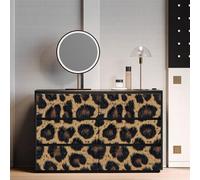 Generico Carta da Parati Autoadesivo Respiro Selvaggio Impermeabile Con Supporto Adesivo Stampa Leopardata Adesiva per Muro Soggiorno Bagno Camera Decorativi Carta Adesiva Mobili 45x200CM