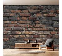 Generico Carta da Parati Mattone Rosso, Fotomurale Mattone Rustico per Camera da Letto Decorazioni Parete, Carta Parati Effetto Decorativi Wallpaper, 450 x 315 cm D&O174