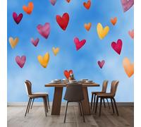 Generico Carta da Parati Moderna Sogno San Valentino Amore 350x256 cm Murales Poster Stampa 3D, Carta da Parati Fotomurale Tessuto Non Tessuto per Camera Letto, Soggiorno, Ufficio