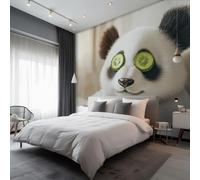 Generico Carta da Parati Panda Carino, Carta Parati Animali Cinese Moderna per Camera da Letto Decorazioni Parete, Fotomurale Effetto Decorativi Wallpaper, 396 x 280 cm D&Q10