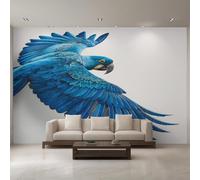 Generico Carta da Parati Pappagallo, Fotomurale Uccelli in Volo Pappagallo per Camera da Letto Decorazioni Parete, Carta Parati Effetto Decorativi Wallpaper, 300 x 210 cm D&O74