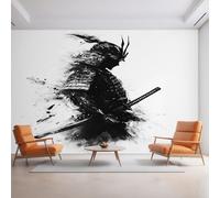 Generico Carta da Parati Samurai Giapponese, 300X210cm, Carta da Parati Tessuto Non Tessuto Bushido Asiatico Orientale, Camera da Letto Decorazioni Parete Soggiorno Decorazione Cucina Décor EL&D39
