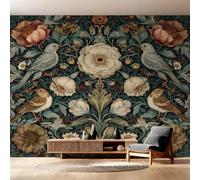 Generico Carta da Parati William Morris, Fotomurale Ladro di Fragole per Camera da Letto Decorazioni Parete, Carta Parati Effetto Decorativi Wallpaper, 200 x 140 cm D&O147