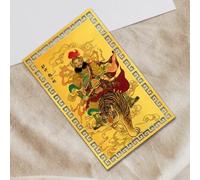 Generico Carta Di Metallo Del Dio Della | Decorazione Tradizionale In Lega Di Rame Dorato | Addobbi Per Il Capodanno Cinese - Per Uomini Donne Madre Padre Nonna Marito Figlia Famiglia Amici Colleghi