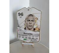 Generico Carta FUT Ronaldo Icona EA Sports FC 24 Ultimate Team Stampata su Materiale Rigido Sagomato