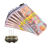 Generico Carta Moneta Rituale Cinese, Denaro degli Spiriti da Bruciare, Banconote per Culto Portafortuna per Riti Qingming Festa Antenati
