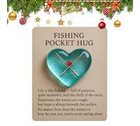 Generico Carte Abbraccio - Souvenir Di Incoraggiamento A Forma Di Cuore,Carte Ricordo Motivazionali | Per tore Fidanzato Marito Figlio Nonno Collezionista Compleanno Festa Del Papà Natale