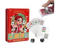 Generico Carte Da Di Poker Con Tessere Mahjong A Caratteri Grandi