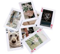 Generico Carte da gioco foto personalizzate - Deck personalizzato con scatola personalizzata, gioco di festa di famiglia