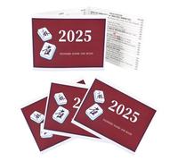 Generico Carte Da Mahjong - Manuale Impermeabile Portatile - Guida Alle Regole Di Gioco Del Mahjong | per Principianti Donne Uomini Serate Giochi Viaggi Casa Feste Vacanze Raduni Familiari