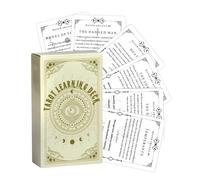 Generico Carte Dei Tarocchi - 78 Carte Per La Divinazione Del Destino Con Tavola Da Gioco,Tarocchi Gioco Da Tavolo,Per Bambini Famiglie Riunioni Feste Esperienza Coinvolgente Gameplay Immaginativo