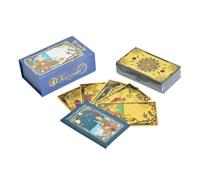 Generico Carte dei Tarocchi per Principianti | Set Di Tarocchi Da 80 Carte Per Principianti - Istruzioni Passo Passo Guida Di Gioco Inclusa,Uomini Donne Bambini per Viaggi e Quotidiano