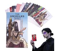 Generico Carte Dei Tarocchi - Set Di Carte Dei Tarocchi - Oracle Tascabili 10,7 x 6 cm,Per Esplorazione Spirituale Rituali Mistici