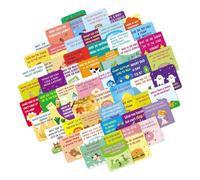 Generico Carte di conversazione - Gioco interattivo da 60 pezzi | in famiglia e Piattaforma di discussione per la routine di crescita in classe Stile di vita quotidiano Scuola Educazione a c