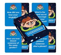 Generico Carte Di Domande Per Conversazione | 50 Pezzi Di Carte Divertenti Per Conversazioni Profonde - Mazzo Portatile Per Viaggio Campeggio Appuntamenti Serate Relazioni