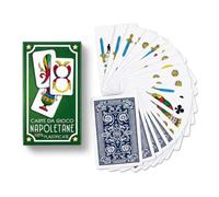 Generico Carte Napoletane 100% Plastificate - Mazzo da 40 Carte da Gioco Professionali, Impermeabili, Resistenti e Lavabili, Ideali per Scopa, Scopone, Briscola, Tressette e Asso Pigliatutto