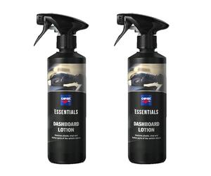 Generico Cartec Ravvivante Plastiche Interne Auto Protegge e Nutre Pelle Vinile e Cruscotto Essentials Dashboard Lotion - 500ML - Kit PROMOZIONE 2 Pezzi